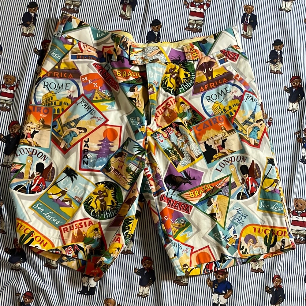 Colorful Graphic Men's Shorts Loudmouth Brand